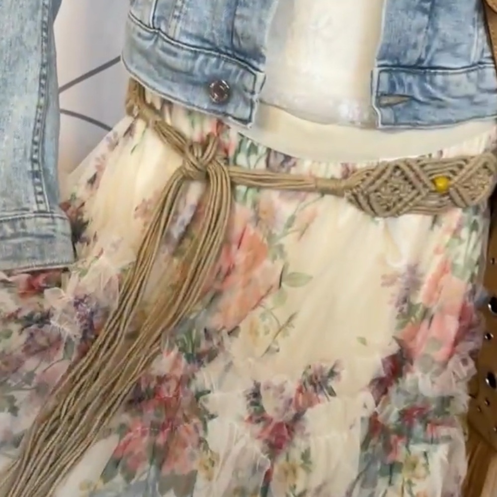 Floral Multicolor Maxi Skirt - Picture 4 of 8
